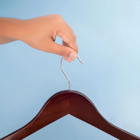 Kit 20 Cabide De Madeira Para Organização De Roupas