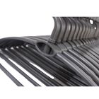 Kit 20 Cabides Atacado Giratório Adulto I Preto Resistente