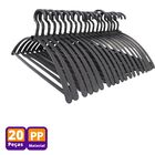 Kit 20 Cabides Atacado Giratório Adulto I Preto Resistente