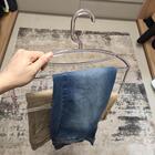 Kit 20 Cabides Triplos Organizar Calças Calceiros Transparent