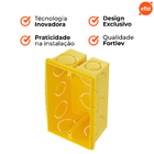 Kit 20 Caixas de Luz Empilhável Fortlev