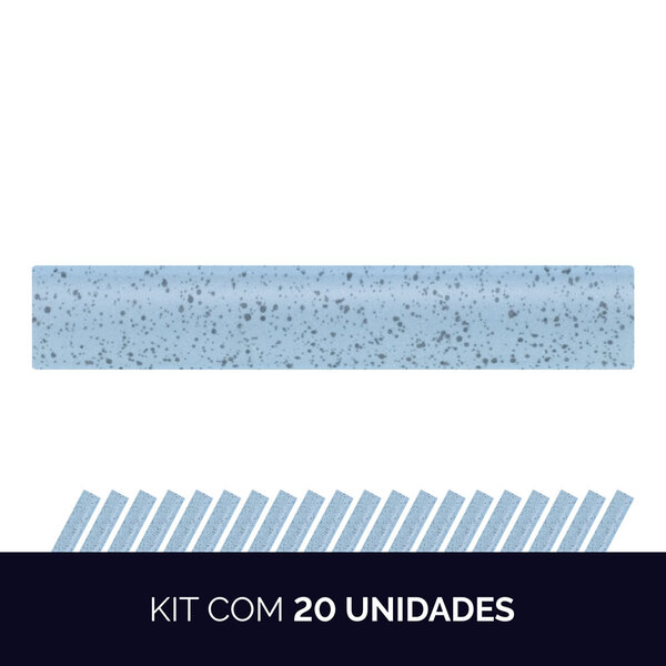 Kit 20 - Cantoneira Côncava Para Piscina 3,5x20 Cm (samoa)