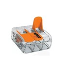 Kit 20 Conector Emenda Compacto Fios E Cabos 3 Vias 221 Wago