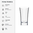 Kit 20 Copos De Shot Dose 50ml Plástico Boccati Tequila Bar