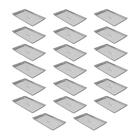 Kit - 20 Formas Assadeiras Lisa Estampada Alumínio Biscoito 6