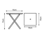 Kit 20 Jogos De Mesas Com 4 Cadeiras De Madeira Dobravel Gour