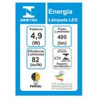 Kit 20 Lâmpadas Bulbo Led Taschibra Tkl Biv E27 4,9w 3000k