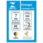 Kit 20 Lâmpadas Bulbo Led Taschibra Tkl Bivolt E27 7w 3000k