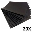 Kit 20 Lixas D'água Grão 320 23cm X 28cm