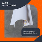 Kit 20 Metros Perfil De Led Embutir No Frame Iluminação