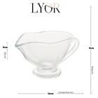 Kit 20 Molheiras 180ml Cristal Lyor Servir Azeite Molho Calda