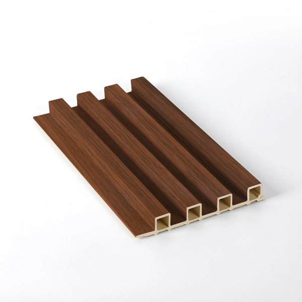 Kit 20 Painel Ripado Prime Madeira Pvc Jacarandá 2,9mx16cm