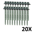 Kit 20 Parafuso Para Telha Com Arruelas 5/16''x110 Mm