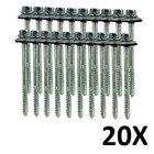 Kit 20 Parafuso Para Telha Com Arruelas 5/16''x150 Mm