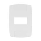 Kit 20 Placa Branca 4x2 1 Módulo Lev - Ilumi