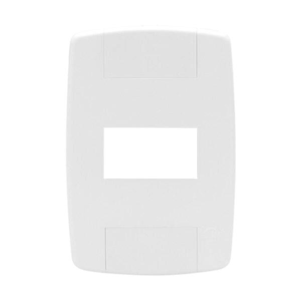 Kit 20 Placa Branca 4x2 1 Módulo Lev - Ilumi