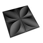 Kit 20 Placas 3d Pvc Preto Decoração Revestimento Premium De