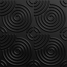 Kit 20 Placas 3d Pvc Preto Decoração Revestimento Premium De