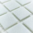 Kit 20 Placas - Pastilhas De Vidro Pigmentado Branca