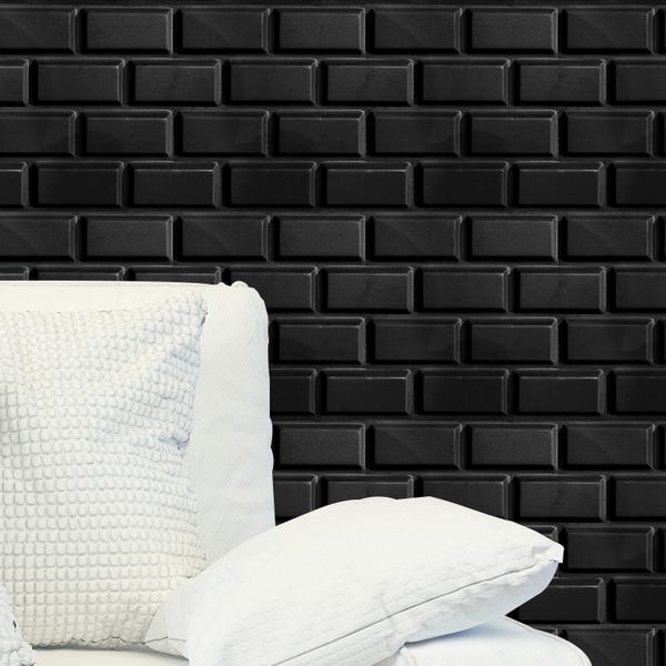 Kit 20 Placas Pvc 3d Revestimento De Parede Decorativa Tijoli