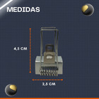 Kit 20 Presilhas Borboleta P/ Perfil De Led Embutir 41x10mm