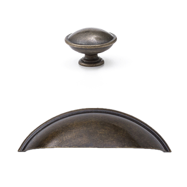 Kit 20 Puxador Concha Puxador Botão Puxador Colonial Para Mov