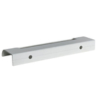 Kit 20 Puxadores Para Móveis Thin Reto Alumínio Branco 125mm