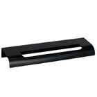 Kit 20 Puxadores Para Móveis Thin Reto Alumínio Preto 125mm A