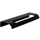 Kit 20 Puxadores Para Móveis Thin Reto Alumínio Preto 125mm A