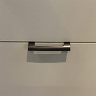 Kit 20 Puxadores Para Móveis Thin Reto Alumínio Preto 125mm A