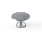 Kit 20 Puxadores Redondo Em Metal Puxadores Armário - Aço Esc