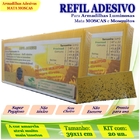 Kit 20 Refil Adesivo 39x11cm Amarelo P/ Armadilha Mosquito