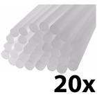 Kit 20 Refil Cola Quente Bastão Fino