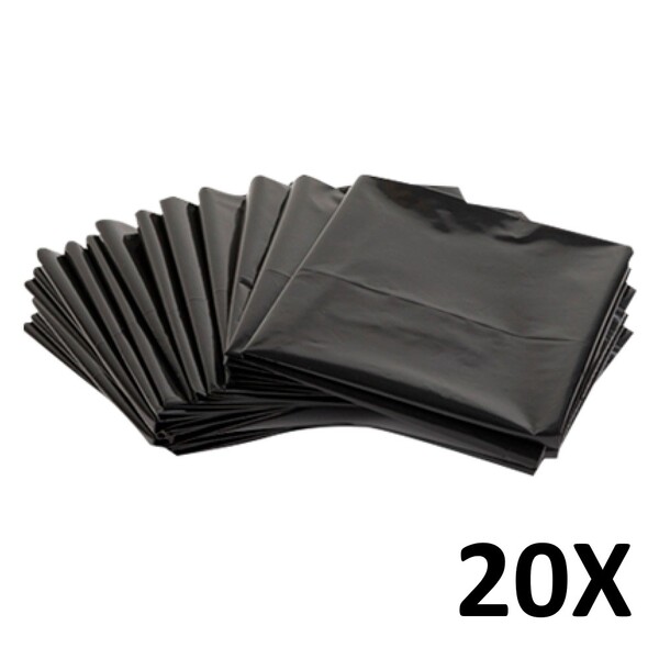 Kit 20 Saco De Lixo Reforçado Resistente Uso Doméstico 50l