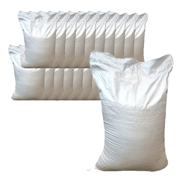 Kit 20 Saco Ráfia Entulho Construção Reciclagem 80x45cm 25kg