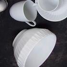 Kit 20 Tigelas Cereal Porcelana Bowl Diamante 400ml 12,5cm Ge