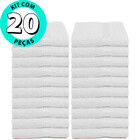 Kit 20 Toalhas De Banho Salão Hotel Hospitalar 100 Algodão Do