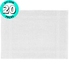 Kit 20 Toalhas De Piso Tapete Para Banheiro Hospitalar Hotel