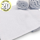 Kit 20 Toalhas De Rosto Para Salão Beleza 100 Algodão 40x65cm