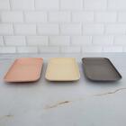 Kit 20 Travessas Bandeja Retangular 21x14cm Sortida Sobremesa