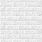 Kit 20 Un - Painel 3d Tijolo Adesivo 70x77x0,5 (branco)