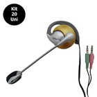 Kit 20 Uni Fone De Ouvido Com Microfone P2 Home Office Comput