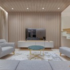 Kit 20 Unidades De Painel Ripado De Madeira Pvc Cinza Mogno D