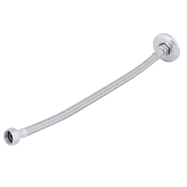 Kit 20 Unidades Engate Flexível Rabicho Inox Traçado 60cm Mac