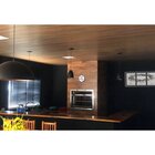 Kit 225m De Acabamento Perfil "u" P/ Forro Pvc 3cmx3m   Imbuia