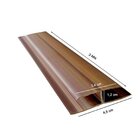 Kit 225m De Emenda Rígida Pvc Perfil H 4,5cmx3m   Imbuia