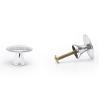 Kit 22 Puxador Ponto Redondo Puxadores Móveis Coloniais Puxad