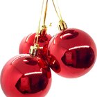 Kit 24 Bola Vermelha Decoração De Natal Árvore De Natal 60mm