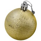 Kit 24 Bolas Natalinas Enfeite Árvore De Natal 7cm Dourado