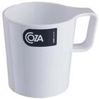 Kit 24 Canecas Empilháveis Escolares 250ml Branca Casual Coza